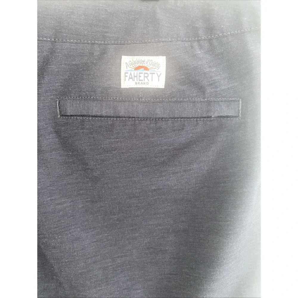EUC Faherty Shorts Gray All Day Relaxed Drawstring Stretch Lightweight‎ Size 38